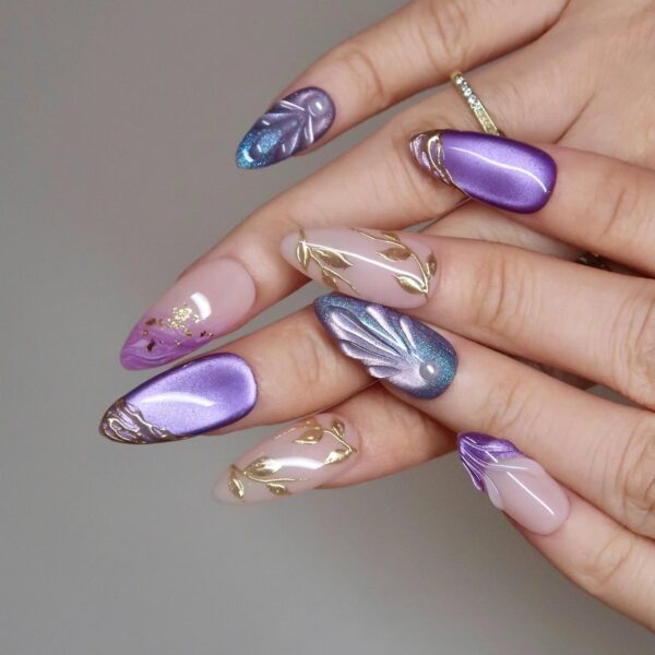 AmethystGlow_mediumalmond_-ErsaNailsPressOnNails_2 AmethystGlow_mediumalmond_-ErsaNailsPressOnNails_2