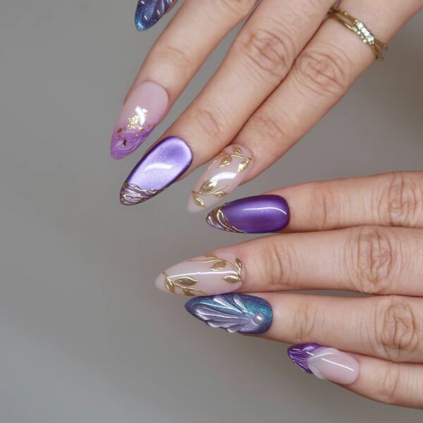 AmethystGlow_mediumalmond_-ErsaNailsPressOnNails_3 AmethystGlow_mediumalmond_-ErsaNailsPressOnNails_3