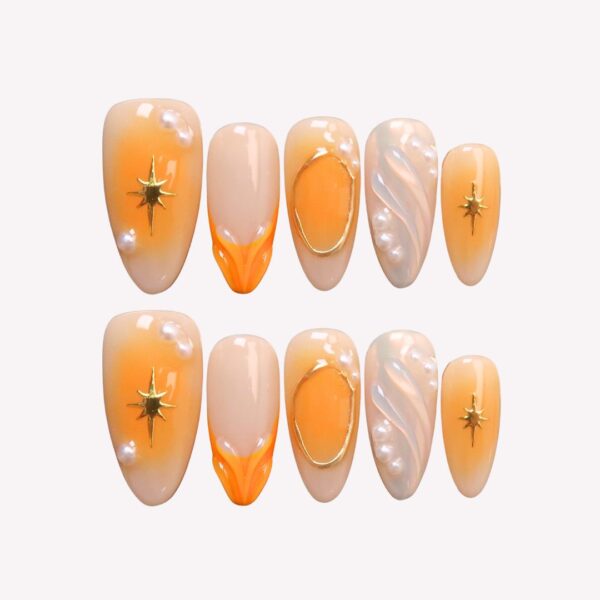 AperolSpritz-ErsaNailsPressOnNails_0 Aperol Spritz