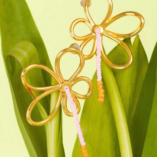BigBlossomLightweightEarringsWorkPiece_1 Big Blossom Lightweight Earrings - Work Piece