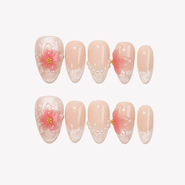 BlushBloom-ErsaNailsPressOnNails_1 Blush Bloom