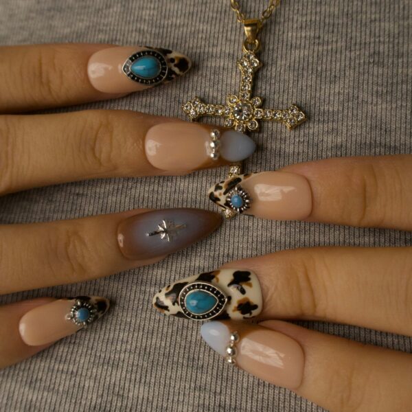 BohoTurquoise-ErsaNailsPressOnNails_2 BohoTurquoise-ErsaNailsPressOnNails_2