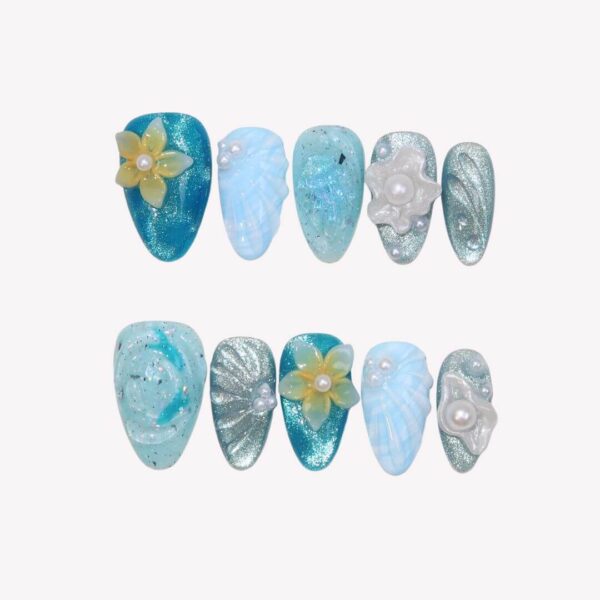 BubblySplash-ErsaNailsPressOnNails_1 Bubbly Splash