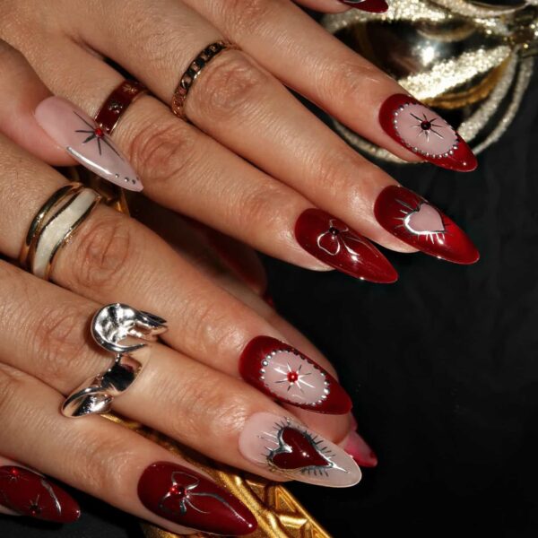 BurgundyEnchantress-ErsaNailsPressOnNails_4 BurgundyEnchantress-ErsaNailsPressOnNails_4
