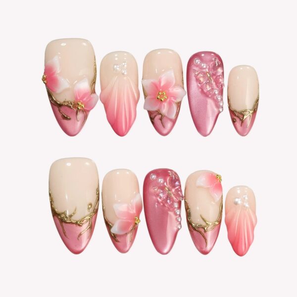 CherryBlossom-ErsaNailsPressOnNails_1 Cherry Blossom