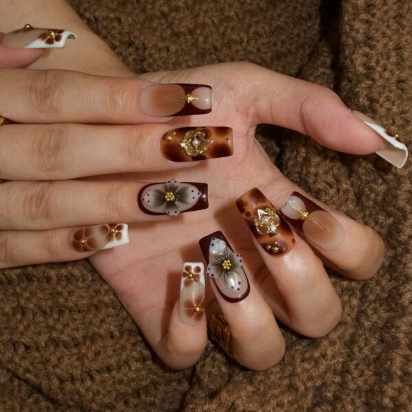Cinnamon_Mocha_-_ErsaNails_PressOnNails_5 Cinnamon_Mocha_-_ErsaNails_PressOnNails_5