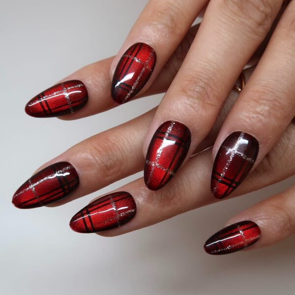 Crimson_Plaid_-_ErsaNails_PressOnNails_2 Crimson_Plaid_-_ErsaNails_PressOnNails_2