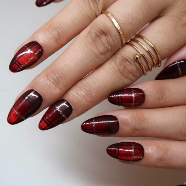 Crimson_Plaid_-_ErsaNails_PressOnNails_3 Crimson_Plaid_-_ErsaNails_PressOnNails_3