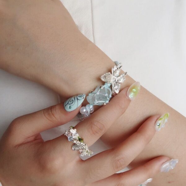 HandmadeBracelet-BlueCrystal-ErsaNailsToolsandAccessoriesPressOnNails_5 HandmadeBracelet-BlueCrystal-ErsaNailsToolsandAccessoriesPressOnNails_5