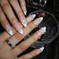 WhiteRibbon-ErsaNailsPressOnNails_3