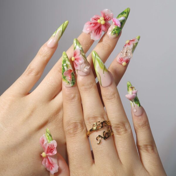 WildBlossom-ErsaNailsPressOnNails_2 WildBlossom-ErsaNailsPressOnNails_2